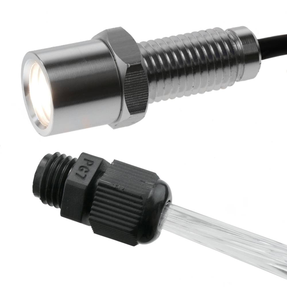 Kit d'il·luminació LED per fibra òptica de 1W Llum blanca 30 fibres 0.75mm i 5 fibres 1.5mm de 1.5m