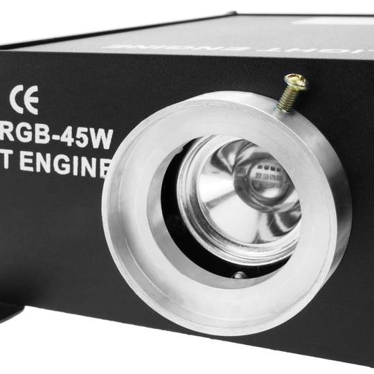 Source de lumière LED pour fibre optique illuminateur 1x45W RGB 36mm RF