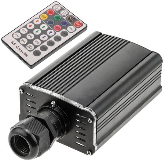 Source de lumière LED pour fibre optique éclairage 1x18W RGBW 25 mm RF