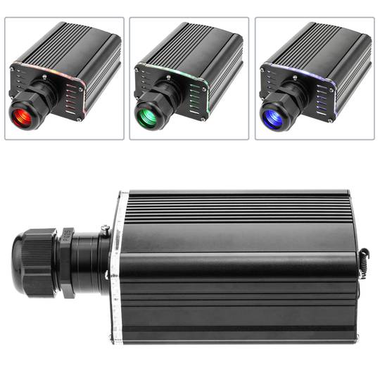 Source de lumière LED pour fibre optique éclairage 1x18W RGBW 25 mm RF