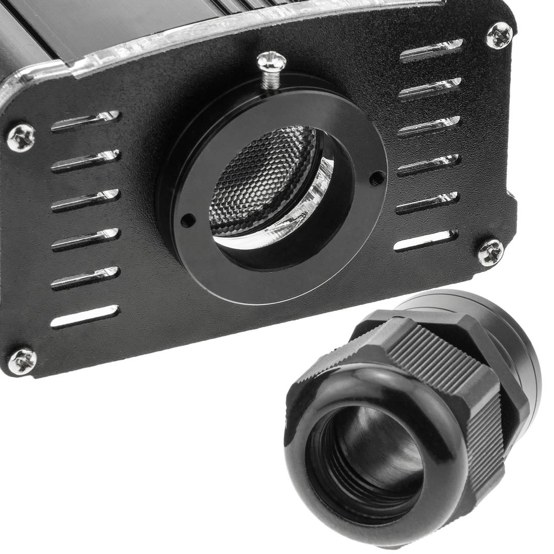 Source de lumière LED pour fibre optique éclairage 1x18W RGBW 25 mm RF