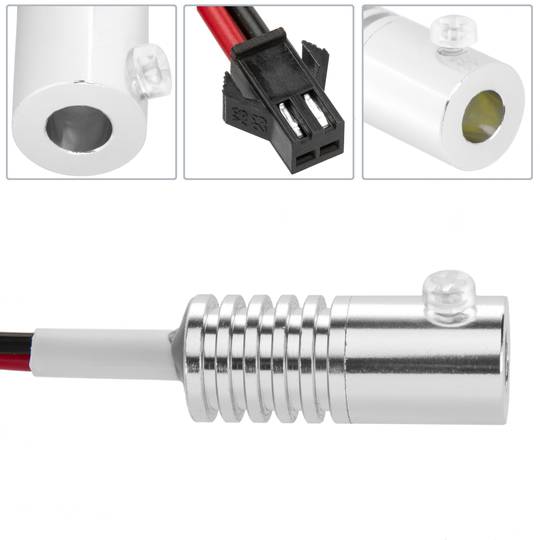 Fiber Optic Illuminator LED Light Source 1x1.5W 6mm 12V White Light