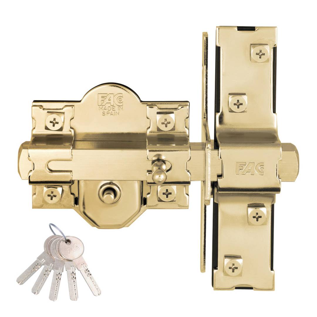 Cerrojo niquelado UVE 946-RP/80 FAC F01091