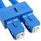 Cabo de Fibra Óptica SC/UPC para SC/UPC duplex monomodo 9/125 de 50 cm OS2