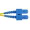 Cabo de Fibra Óptica SC/UPC para SC/UPC duplex monomodo 9/125 de 50 cm OS2