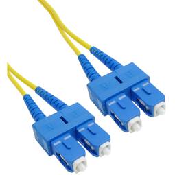 Cabo de Fibra Óptica SC para SC duplex monomodo 9/125 de 7 m OS2