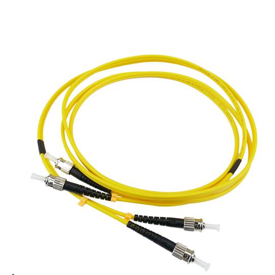 Cable de fibra òptica ST a ST monomode dúplex 9/125 de 2 m OS2