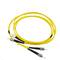 Cable de fibra òptica ST a ST monomode dúplex 9/125 de 2 m OS2