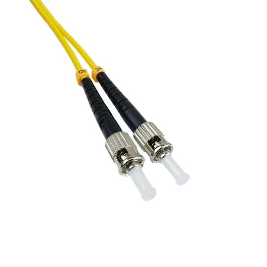 Cable de fibra òptica ST a ST monomode dúplex 9/125 de 7 m OS2
