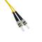 Cable de fibra òptica ST a ST monomode dúplex 9/125 de 7 m OS2