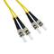 Fibra ottica monomodale ST doppino a ST 9/125 di 15 m OS2