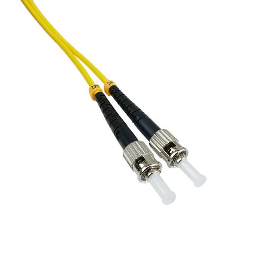 Fibra ottica monomodale ST doppino a ST 9/125 di 15 m OS2