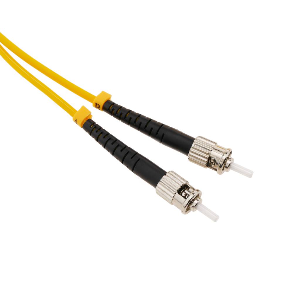 Cable de fibra óptica St-St, 62.5 125 Multimodo dúplex, naranja, 9.8 ft