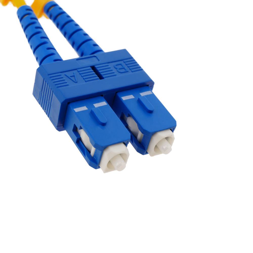 Kabel światłowodowy ST do SC jednomodowy dupleks 9/125 3 m OS2