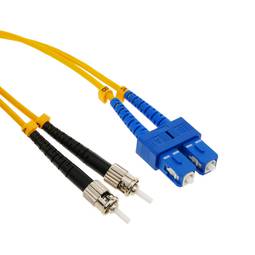 Cable de fibra òptica ST a SC monomode duplex 9/125 de 7 m OS2