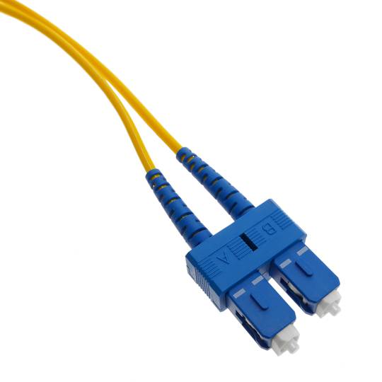 Glasvezelkabel LC naar SC single mode duplex 9/125 25 m OS2