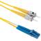 Cable de fibra óptica LC a ST monomodo duplex 9/125 de 1 m OS2