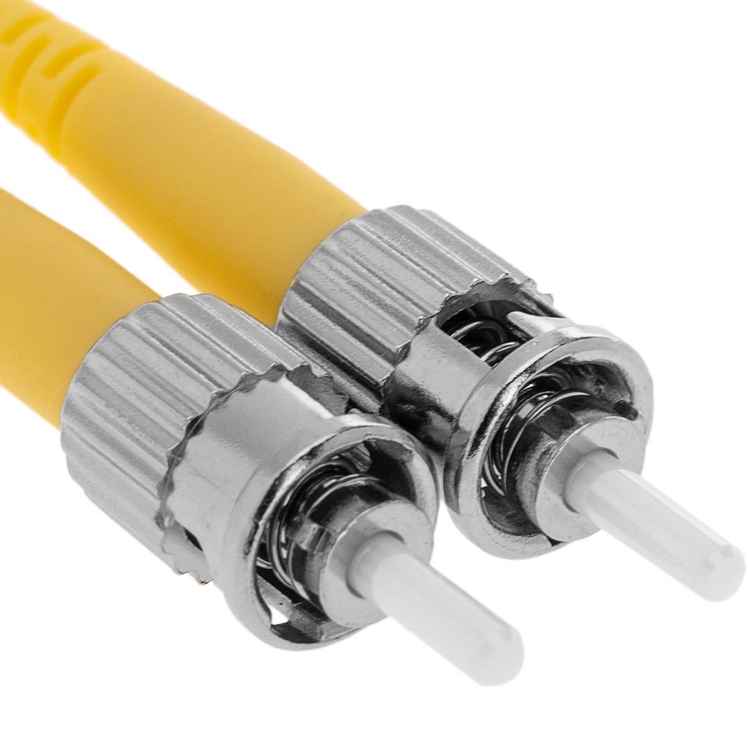 Cable de fibra óptica LC a ST monomodo duplex 9/125 de 1 m OS2