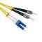 Glasvezelkabel LC naar ST single mode duplex 9/125 van 3 m OS2