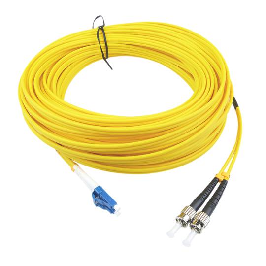 Cabo de Fibra Óptica Monomodo LC para ST Duplex 9/125 de 20 m OS2