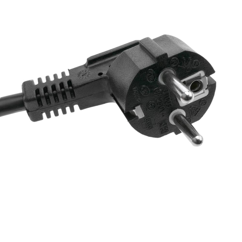 Kabel zasilający H05VV-F 1,8 m od wtyczki Schuko do zacisków 3x1,50 mm²