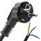 Cable de alimentación eléctrico H05VV-F 3m de enchufe schuko a bornes 3x1.50mm²