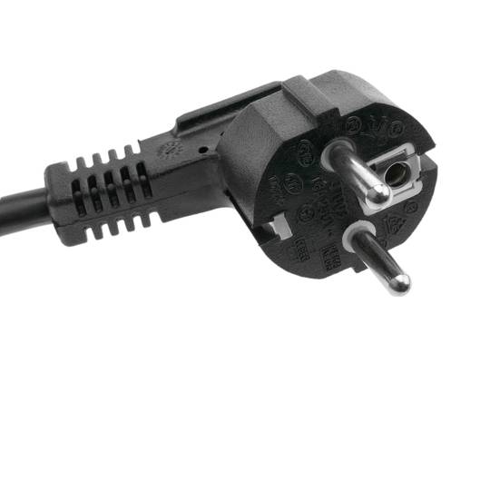 Cable de alimentación eléctrico H05VV-F 3m de enchufe schuko a bornes 3x1.50mm²