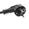 Cable de alimentación eléctrico H05VV-F 3m de enchufe schuko a bornes 3x1.50mm²