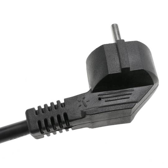 Cable d'alimentació elèctric H05VV-F 5m d'endoll schuko a borns 3x1.50mm²