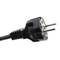 Kabel zasilający H05VV-F 1 m prosta wtyczka Schuko do zacisków 3x1,50 mm²