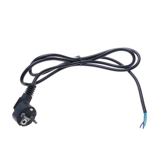 Power cable IEC60320 1.5m schuko to open ends 3x0.75mm²