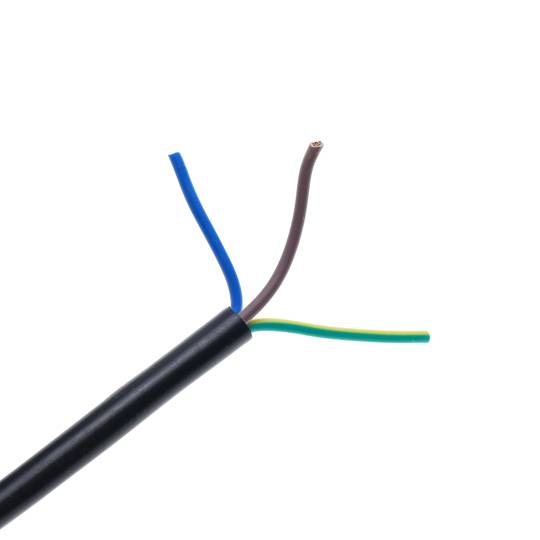 Power cable IEC60320 1.5m schuko to open ends 3x0.75mm²
