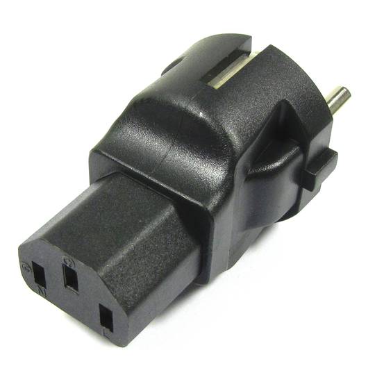 Plugue IEC60320 C13 para Schuko