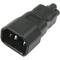 Adaptador de connector IEC-60320 C5 a C14