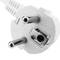 Kabel zasilający H05VV-F 1,8 m od wtyczki Schuko do zacisków 3x1,50 mm² biały