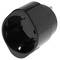 Adattatore Schuko per presa americana nero con messa a terra