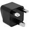 Adaptador enchufe universal a enchufe Reino Unido tipo clavija multienchufe hembra a clavija BS1363 macho negro