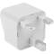 Adaptador de plugue universal para plugue do Reino Unido tipo plugue múltiplo fêmea para plugue macho BS1363 branco