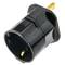 EU auf UK Adapter stecker mit 2 pin rundstecker um BS1363 stecker schwarz