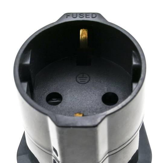 EU auf UK Adapter stecker mit 2 pin rundstecker um BS1363 stecker schwarz