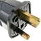 EU auf UK Adapter stecker mit 2 pin rundstecker um BS1363 stecker schwarz