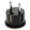 USA to EU Adapter plug with NEMA5-15R female plug to 2 pin male round plug