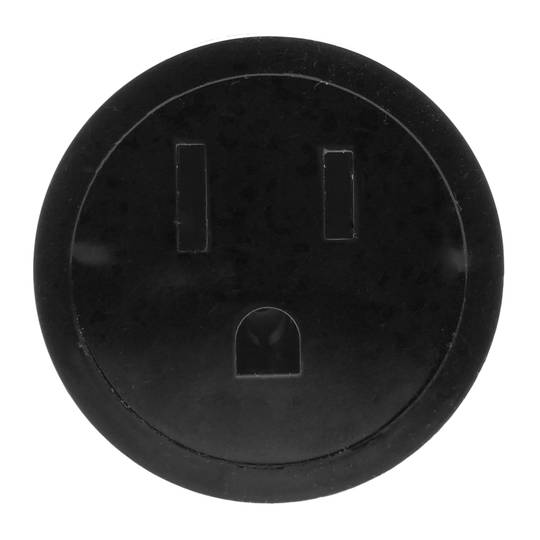 USA to EU Adapter plug with NEMA5-15R female plug to 2 pin male round plug