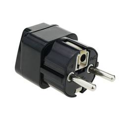 Adaptador endoll universal a norma Europea Clavilla multienchufe femella a Schuko mascle F CEE 7/4
