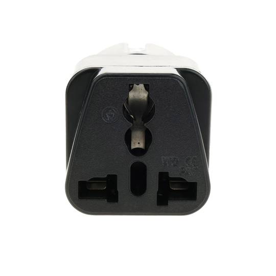 Adaptador endoll universal a norma Europea Clavilla multienchufe femella a Schuko mascle F CEE 7/4