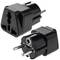 Uniwersalny adapter wtyczki do standardu UE Wtyk żeński z wieloma wtyczkami do męskiego gniazda Schuko F CEE 7/4 2-pak