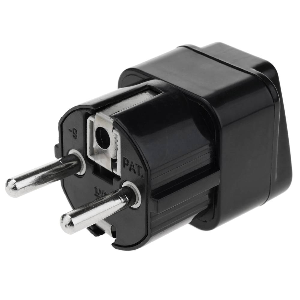 Uniwersalny adapter wtyczki do standardu UE Wtyk żeński z wieloma wtyczkami do męskiego gniazda Schuko F CEE 7/4 2-pak