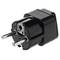 Uniwersalny adapter wtyczki do standardu UE Wtyk żeński z wieloma wtyczkami do męskiego gniazda Schuko F CEE 7/4 2-pak