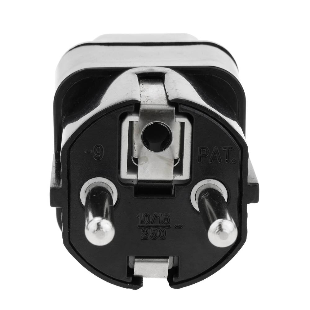 Uniwersalny adapter wtyczki do standardu UE Wtyk żeński z wieloma wtyczkami do męskiego gniazda Schuko F CEE 7/4 2-pak