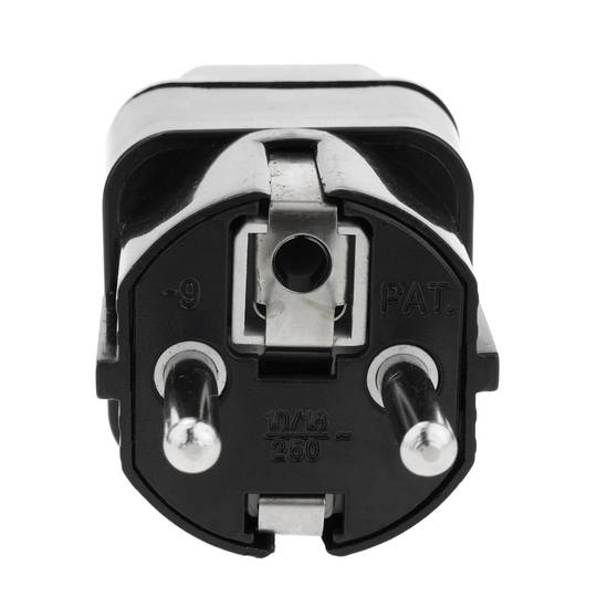 Uniwersalny adapter wtyczki do standardu UE Wtyk żeński z wieloma wtyczkami do męskiego gniazda Schuko F CEE 7/4 2-pak